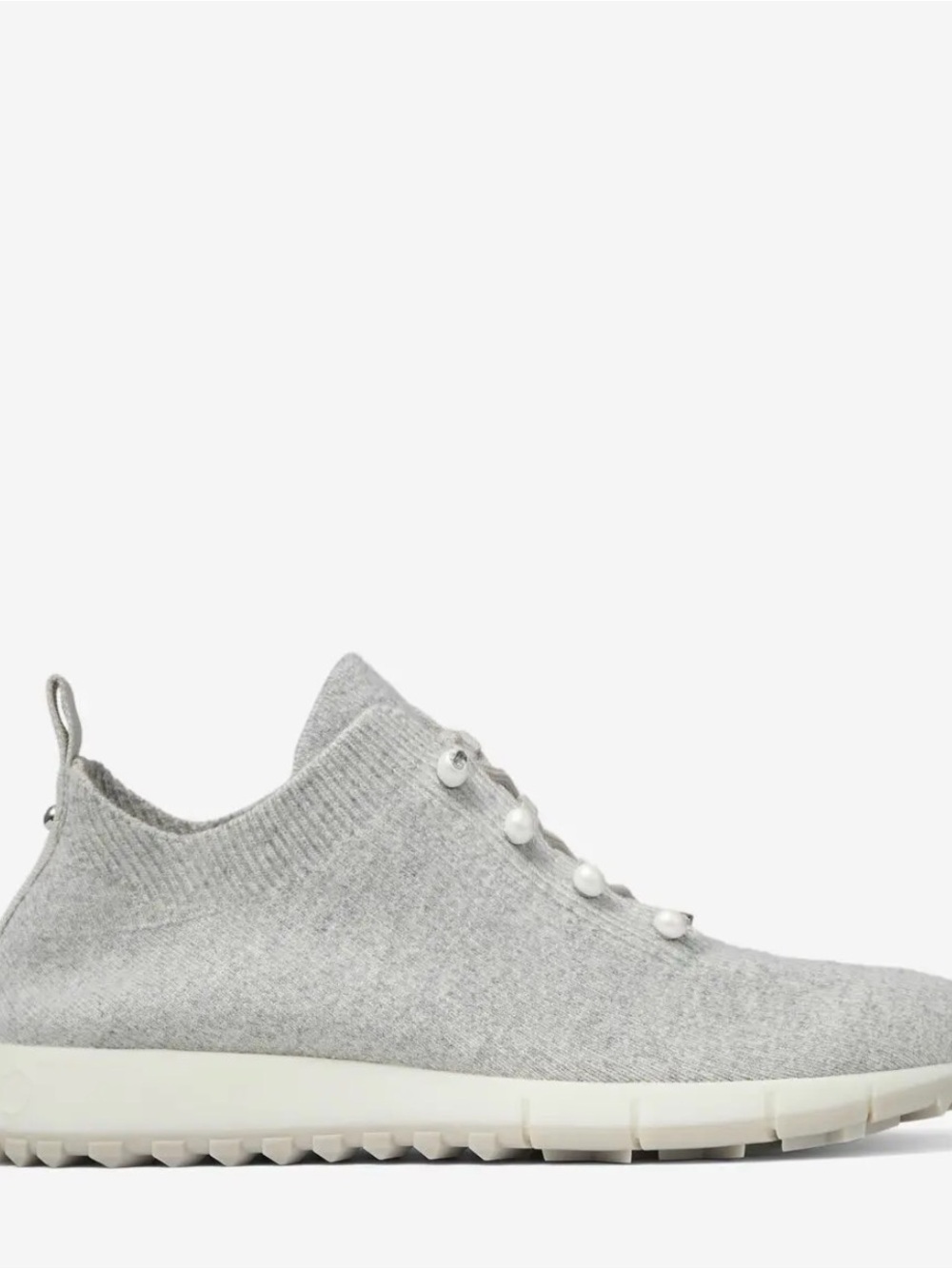 Women’s Veles Knit Slip-On Sneaker in Light Gray